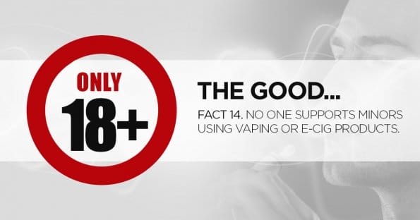 Vape stores and suppliers DO NO SUPPORT underage vapers