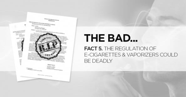 The Regulation of E-Cigarettes & Vaporizers Could Be Deadly