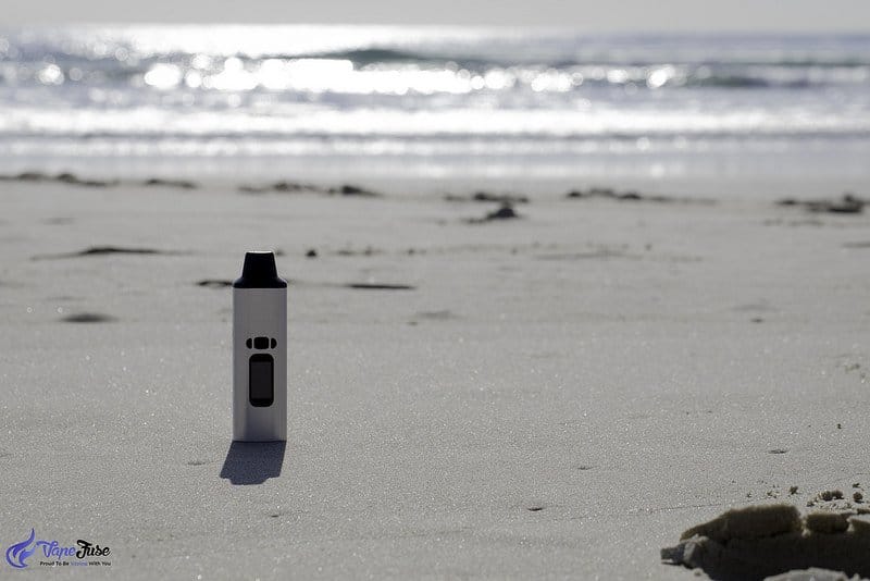 WOW Portable Vaporizer on the beach