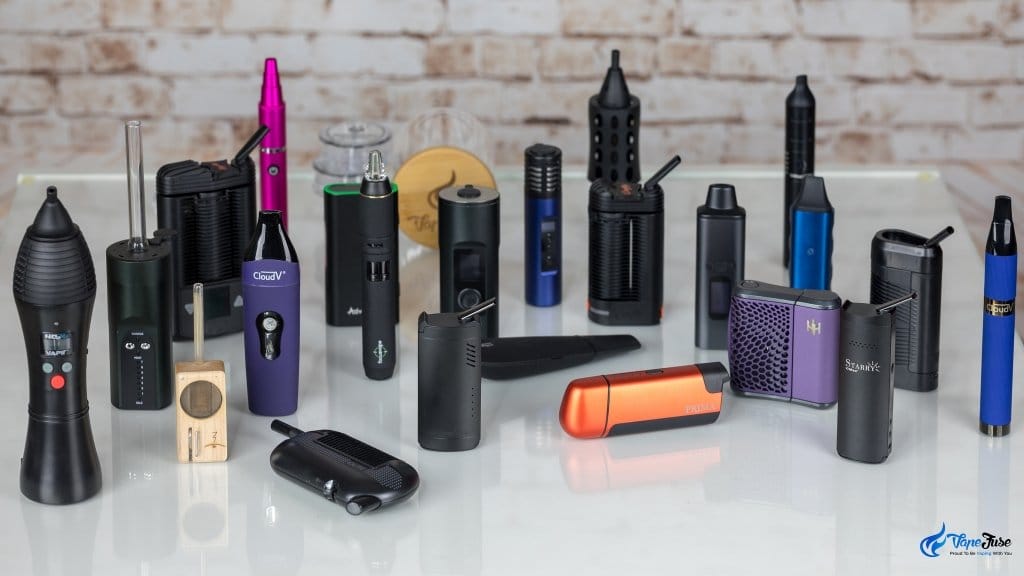 Range of portable vaporizers in the VapeFuse store