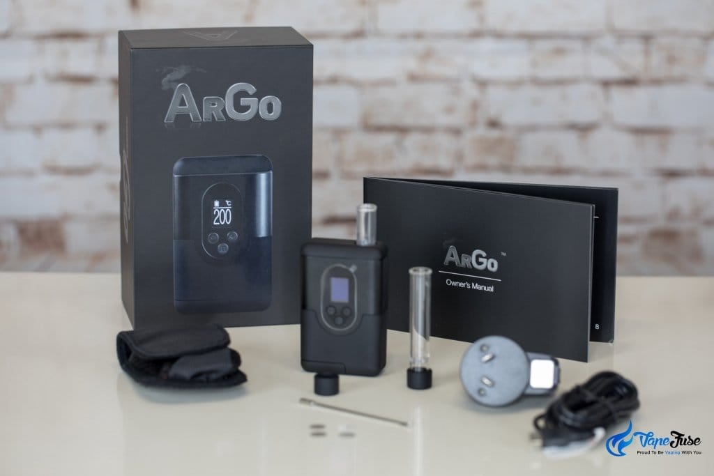 Arizer ArGo Portable Vaporizer inclusions