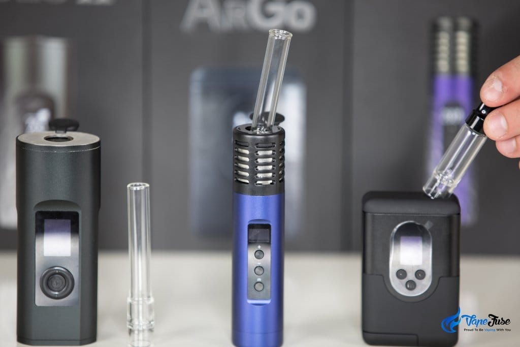New Arizer Portable Vape with glass aroma tubes