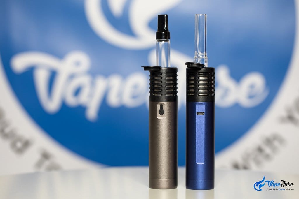 Arizer Air vs Arizer Air II rear view with charging ports