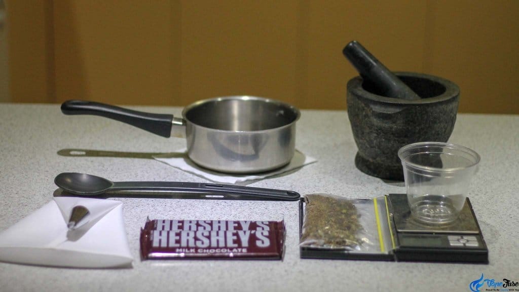 Cannabis-infused chocolate
