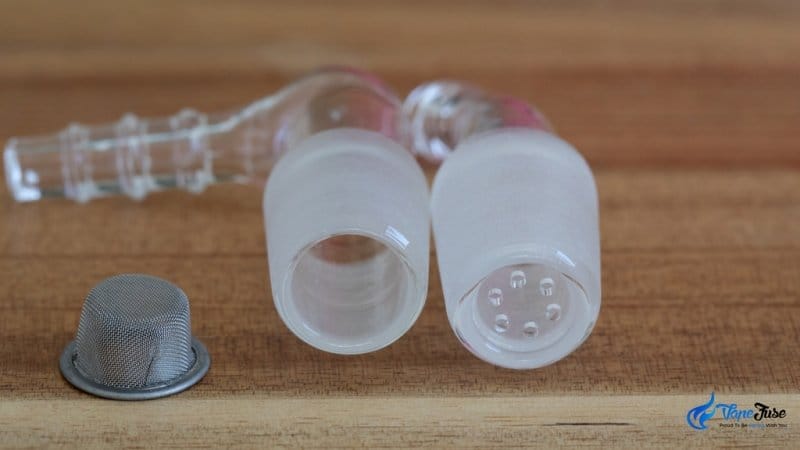 Old and New Arizer Glass Elbow Adapters