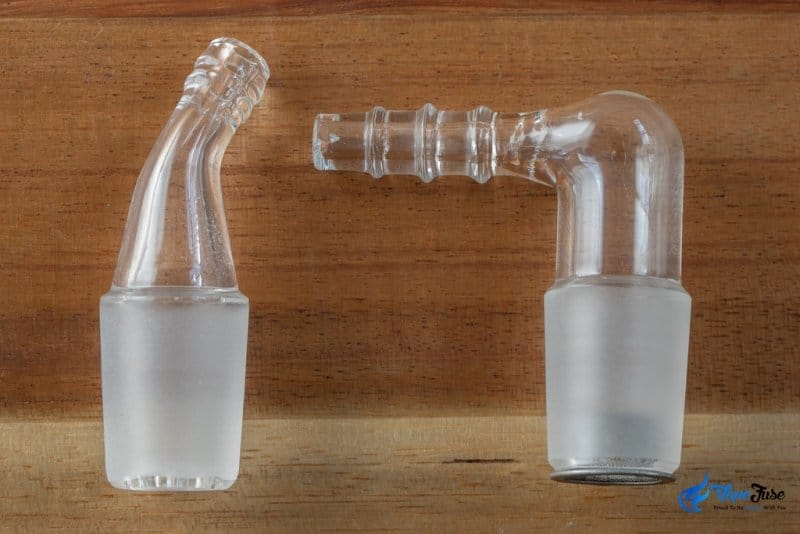 Old and new Arizer Glass Elbow Adpaters