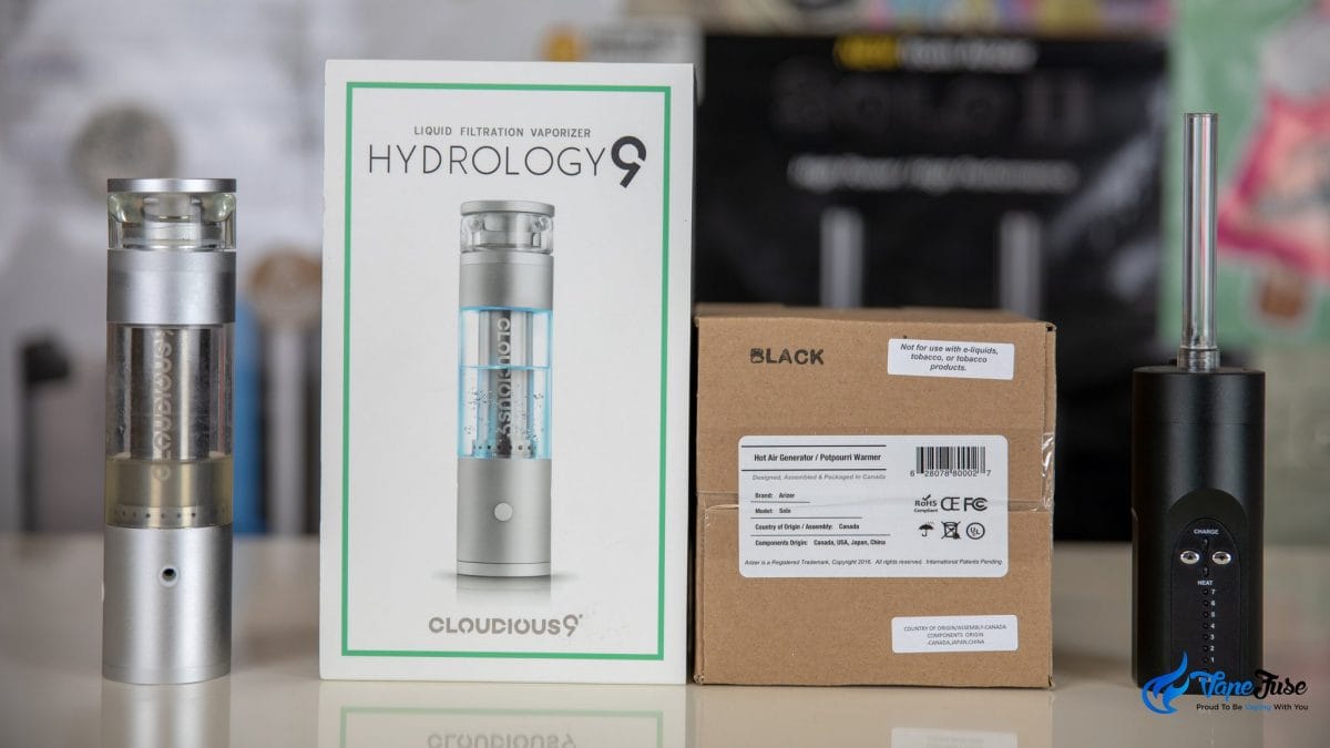 Arizer Solo vs. Hydrology9 boxes