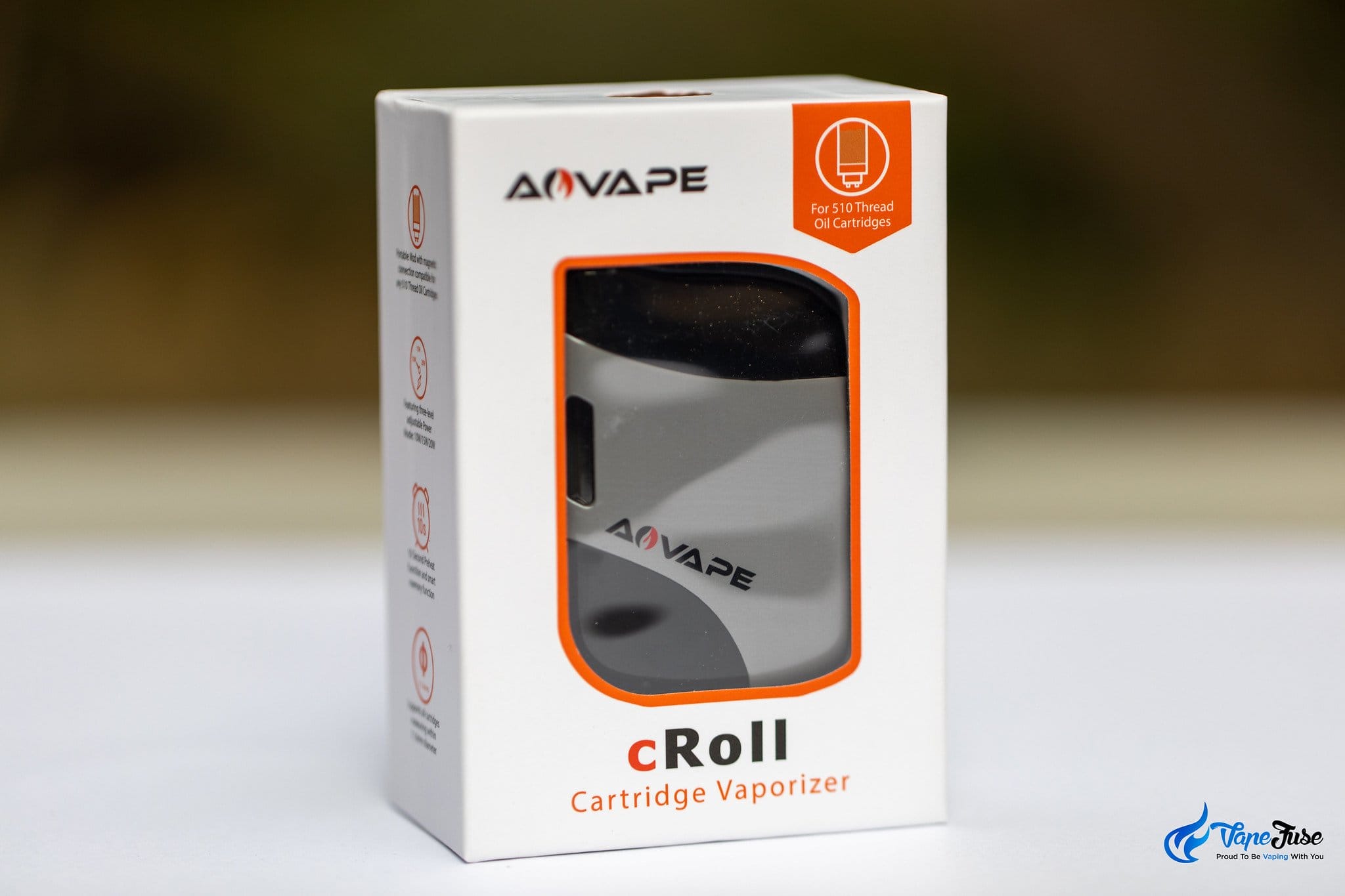 Aovape cRoll Oil Vaporizer in packaging