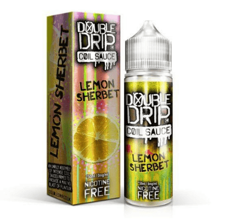 Double Drip E-Liquid Lemon Sherbet - vape juices for lemon lovers