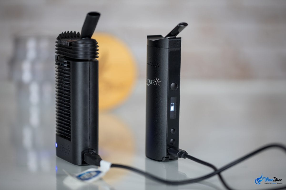 Crafty by Storz & Bickel and the X Max Starry - charging