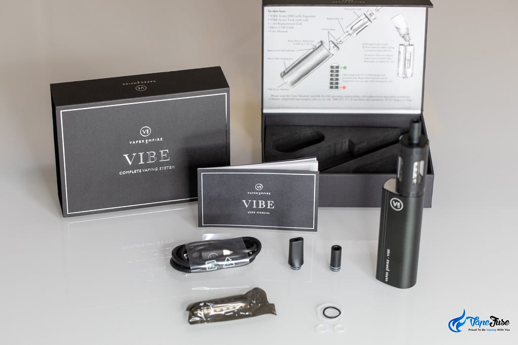 Vibe Vaping System by Vaper Empire - Whats in the Kit