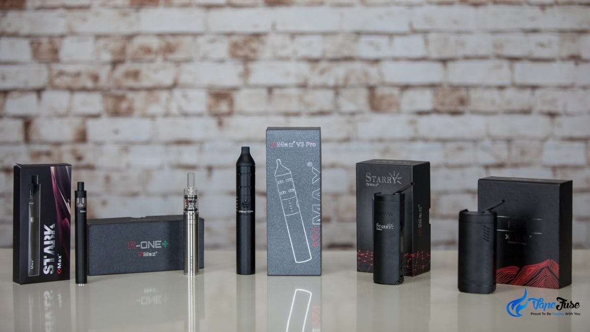 XMax V2 Pro Portable Vaporizer with other Xmax vapes
